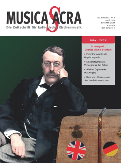 Titelseite der Zeitschrift Musica sacra