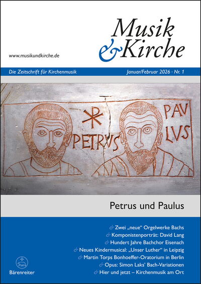 Cover Heft 1/2026 — Petrus und Paulus