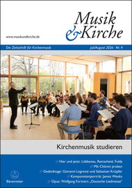 Cover Heft 4/2026 — Kirchenmusik studieren