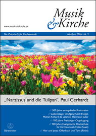 Cover Heft 3/2026 — Narzissus und die Tulipan, Paul Gerhardt