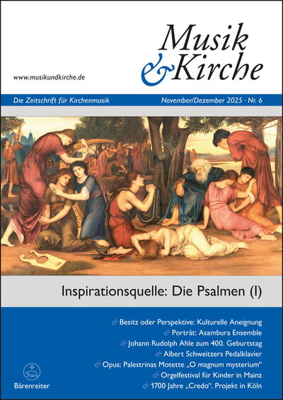 Cover Heft 6/2025 — Inspirationsquelle: Die Psalmen I