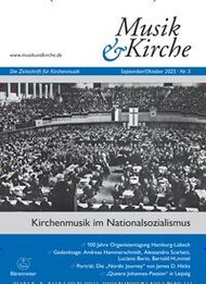Cover Heft 5/2025 — Kirchenmusik im Nationalsozialismus