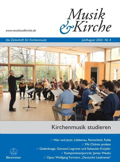 Titelseite der Zeitschrift Musik & Kirche
